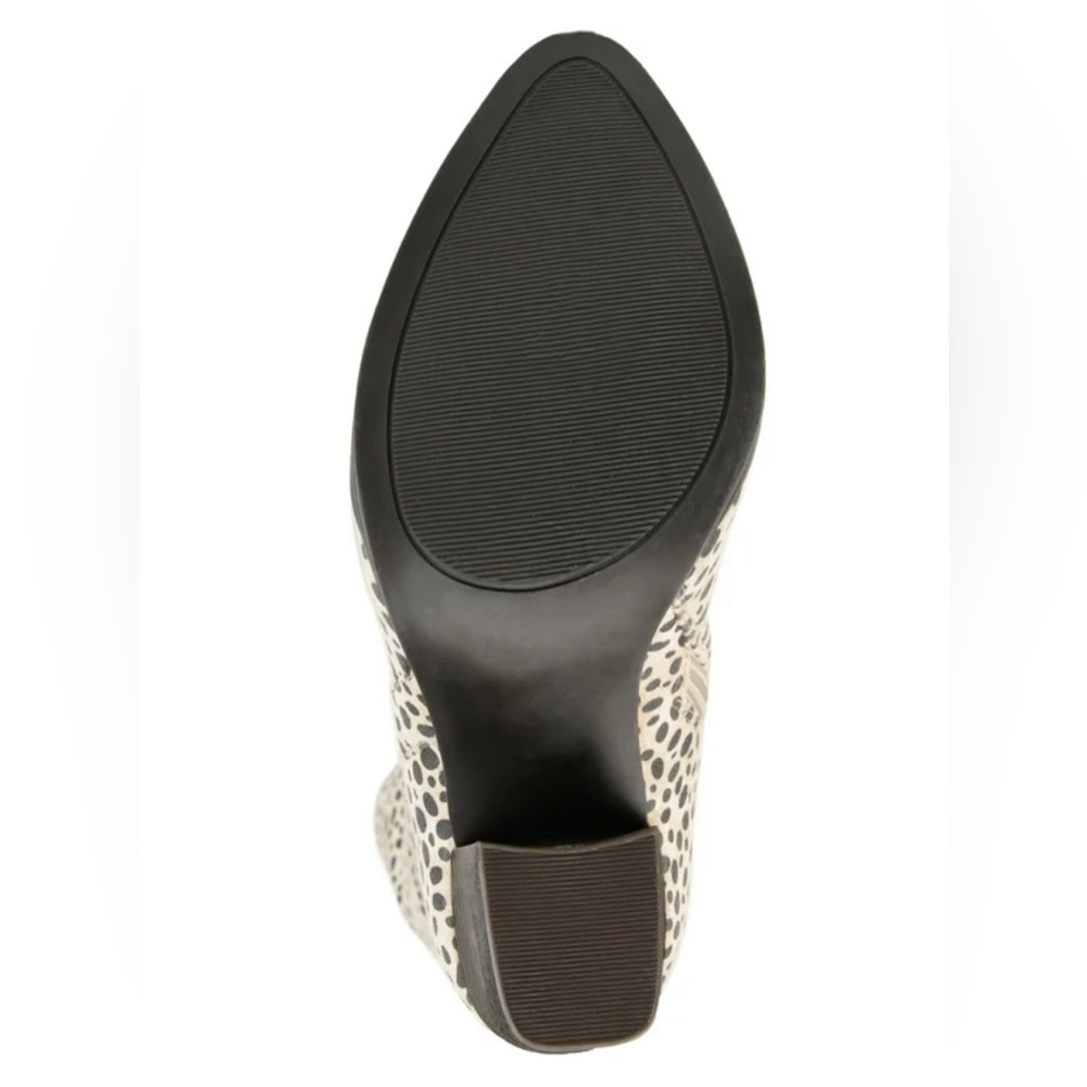 NWOB Journee Kyllie Wide Calf Boots Color:Light Brown/Black Cheetah Print 7.5WC - Picture 13 of 13
